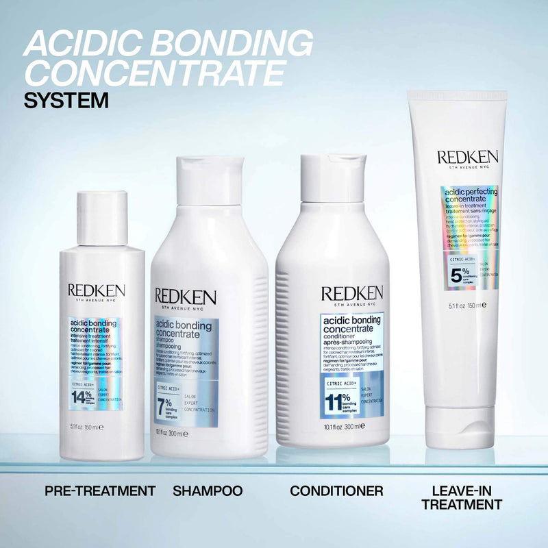 acidic bonding concentrate system