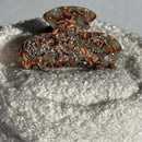 smiley hairclip hot stone