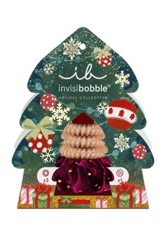 invisibobble xmas set 'good things come in trees'