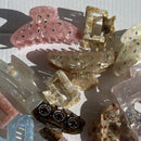 Glitzer Hairlcip lemonade sprinkle mit verschiedenen clips