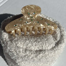 glitzerhaarklammer iced latte