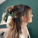 smiley clip emerald im Haar