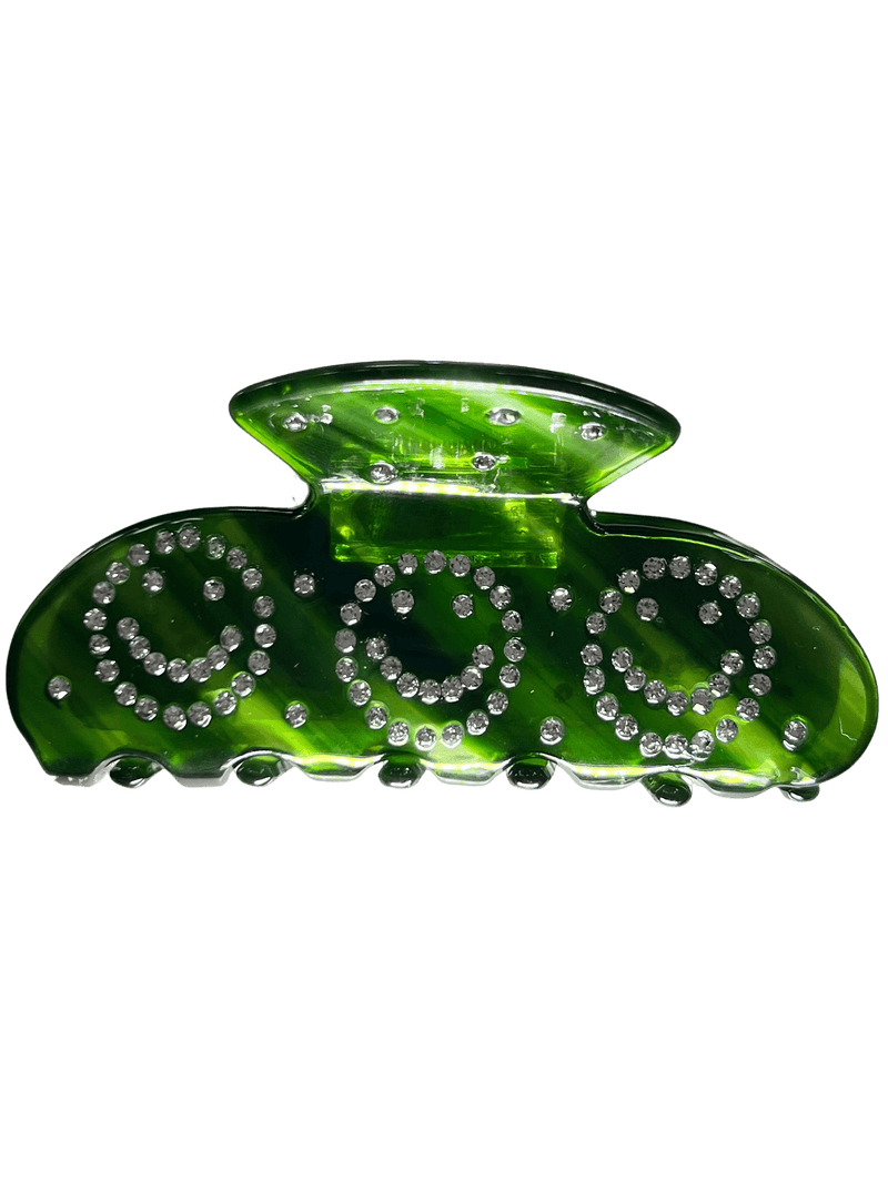 smiley clip emerald
