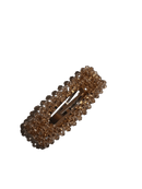 Haarspange Haarclip Glitzer Champagne Gold