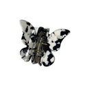 Haarklammer Schmetterling Butterfly Black Marmor